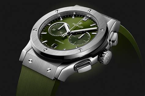 Classic Fusion Chronograph Titanium Green 